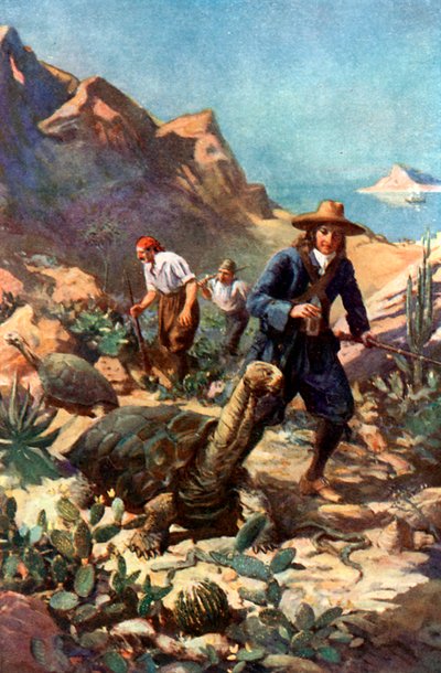 Le Tartarughe Giganti delle Isole Galapagos da Charles Mills Sheldon