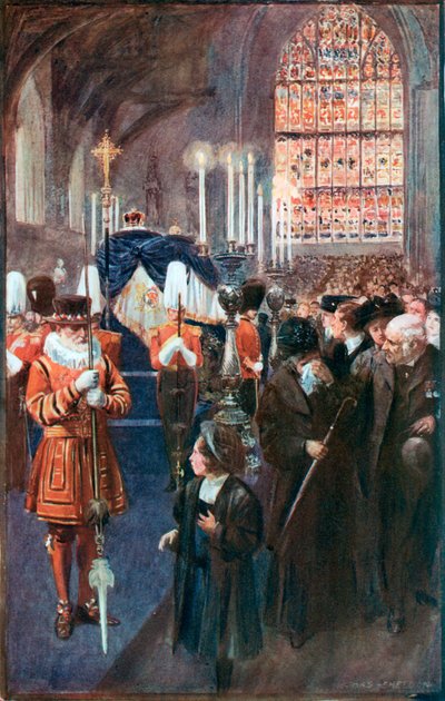 La camera ardente di Re Edoardo VII da Charles Mills Sheldon