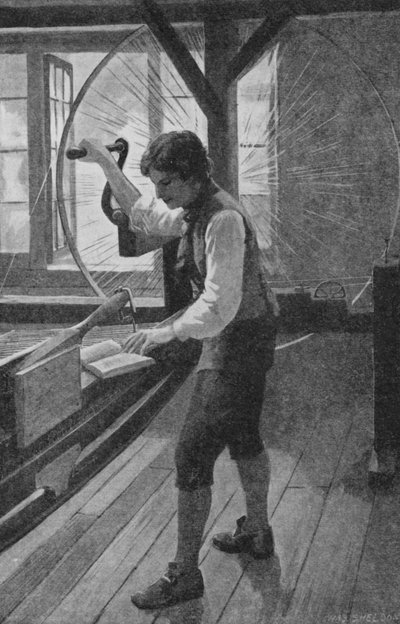 David Livingstone iniziò la sua vita lavorativa al telaio da Charles Mills after Sheldon