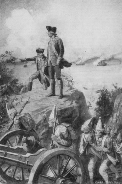 Il generale Wolfe guarda Quebec da Charles Mills after Sheldon