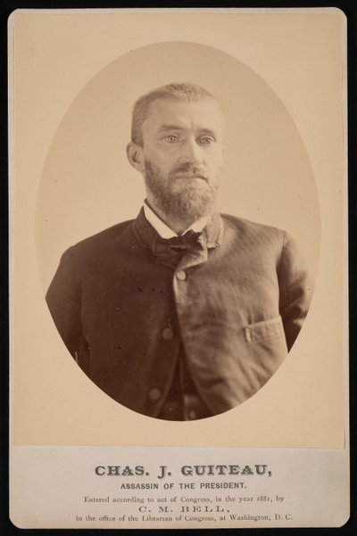 Ritratto di Charles Julius Guiteau 1841-1882, 4 luglio 1881 da Charles Milton Bell