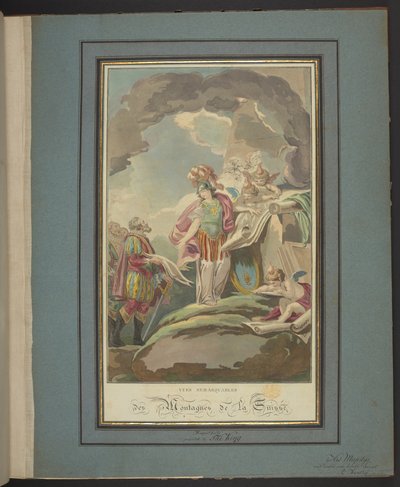 Vue Remarquables des Montagnes de la Suisse, frontespizio da Charles Monnet