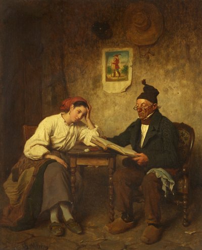 Padre e figlia da Charles Moreau