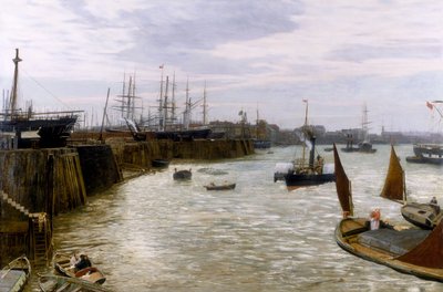 Blackwall, 1872 da Charles Napier Hemy