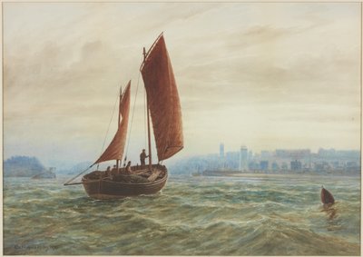 Al largo di North Shields da Charles Napier Hemy