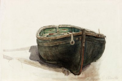 Studio di un gommone da Charles Napier Hemy