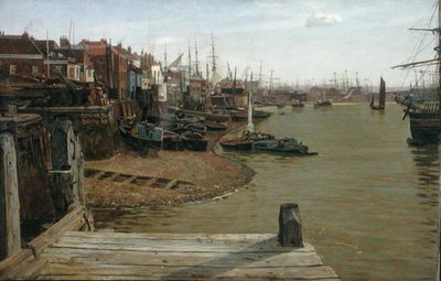Il Tamigi a Limehouse da Charles Napier Hemy
