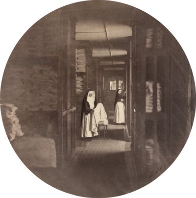 Asile Impérial de Vincennes: la Lingerie, 1859 da Charles Nègre