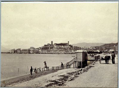 Spiaggia di Cannes - Fotografia di Charles Nègre da Charles Nègre