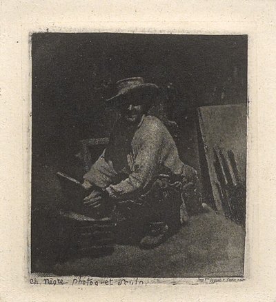 [Il massone accovacciato] da Charles Nègre