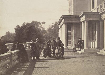 [Lord Brougham e la Sua Famiglia, Cannes] da Charles Nègre