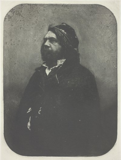 Ritratto di Théophile Gautier secondo Nadar, c. 1857, stampato 1982 da Charles Nègre