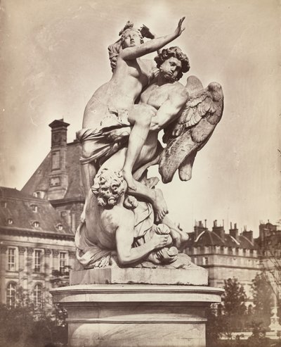 Statua delle Tuileries: G. Marsy e A. Flamen: Boree rapisce Oritia da Charles Nègre