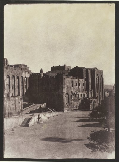 Il Palazzo del Papa, Avignone da Charles Nègre