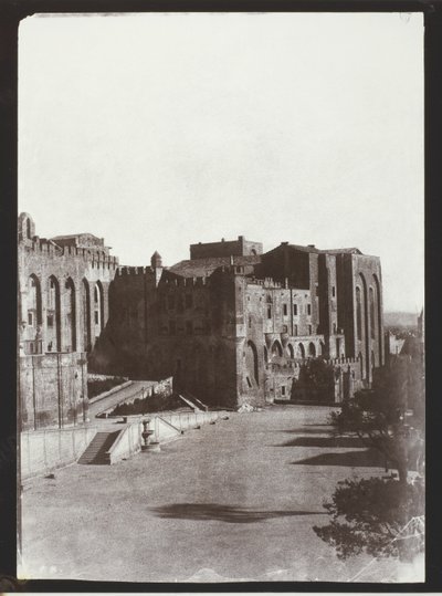 Il Palazzo del Papa, Avignone da Charles Nègre