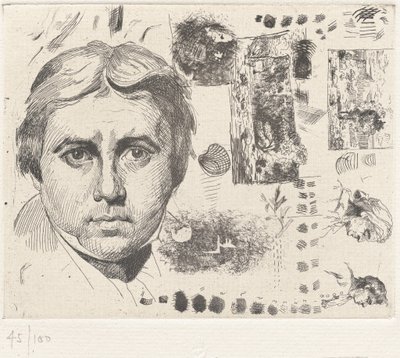 Ritratto di Ingres da Charles Nègre, André Jammes