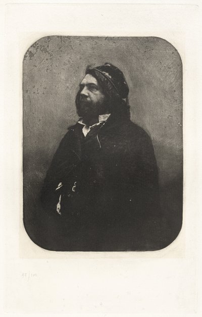 Tavola VIII – Ritratto di Théophile Gautier, di Nadar da Charles Nègre, Nadar, André Jammes