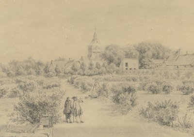 Vista del villaggio di Marigny da Charles Nicolas Cochin (II)
