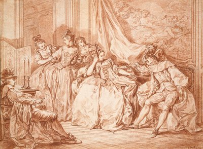 Festa di festaioli da Charles Nicolas Cochin