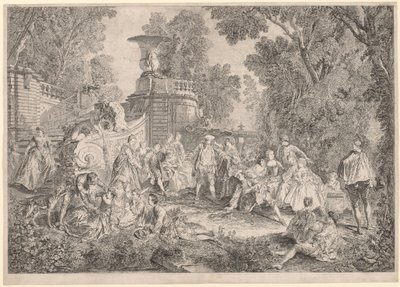 Il gioco del cecco da Charles Nicolas Cochin
