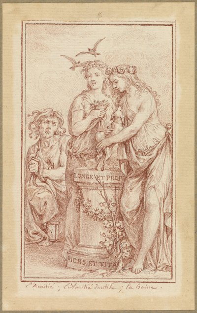 Amicizia, amicizia inutile e odio da Charles Nicolas Cochin II