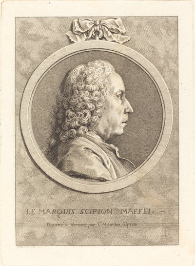 Il Marchese Scipione Maffei da Charles Nicolas Cochin II