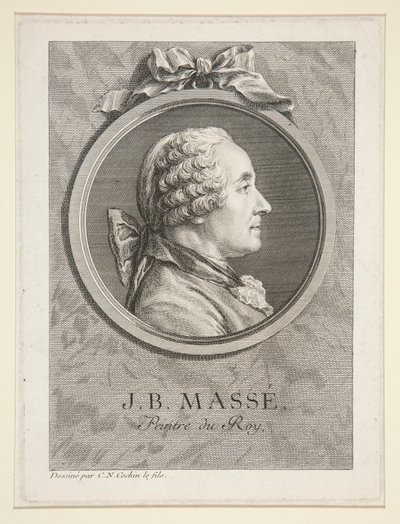 Ritratto di Jean-Baptiste Masse da Charles Nicolas Cochin the younger