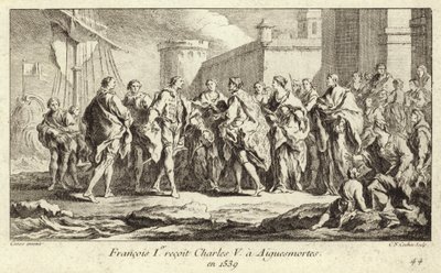 Re Francesco I di Francia riceve l