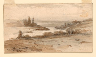 Un paesaggio da Charles Nicolas Ransonnette