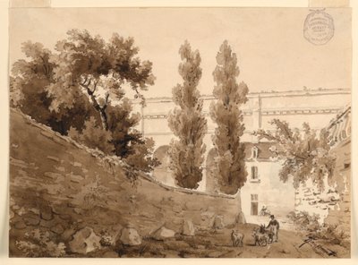 Una località nel sud della Francia da Charles Nicolas Ransonnette