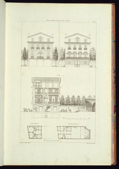 Stampa rilegata (Francia) da Charles Nicolas Ransonnette