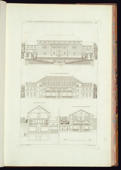 Stampa rilegata (Francia) da Charles Nicolas Ransonnette