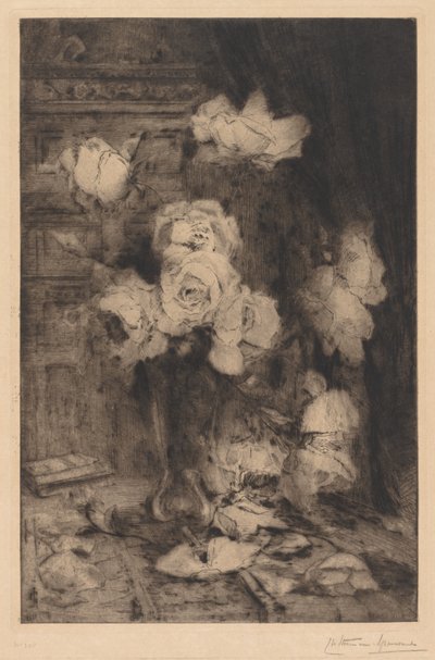 Studio di Rose da Charles Nicolas Storm van 