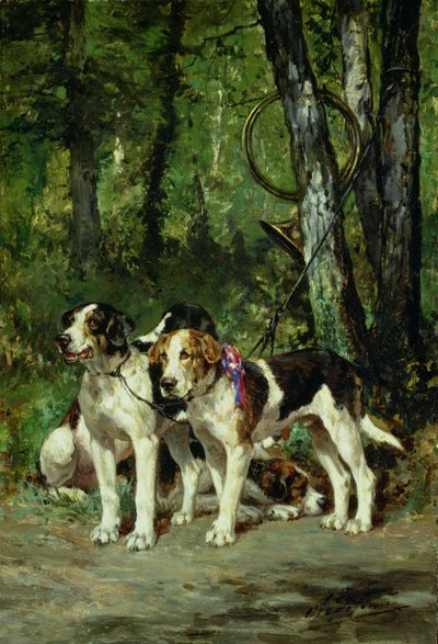 Un branco di segugi da Charles Oliver de Penne