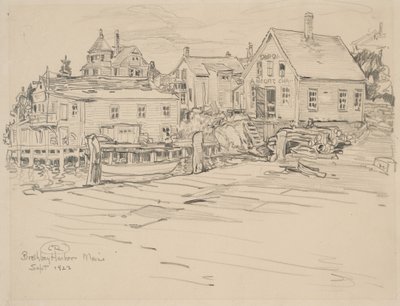 Boothbay Harbor, Maine, 1923 da Charles P. Reiffel