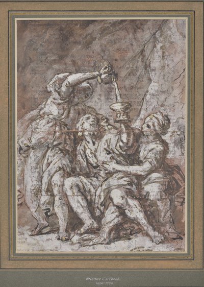 Lot e le sue figlie da Charles Parrocel
