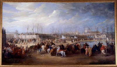 Ricevimento di Mehemet Effendi ambasciatore turco al grande Sultano Achmet da parte del Re Luigi XV il 21 marzo 1721 alle Tuileries da Charles Parrocel