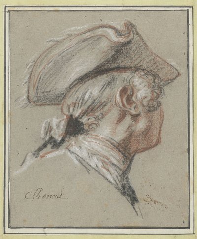 Studio di una testa (dettaglio) da Charles Parrocel