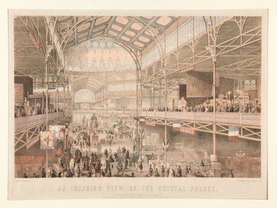 Vista interna del Crystal Palace da Charles Parsons