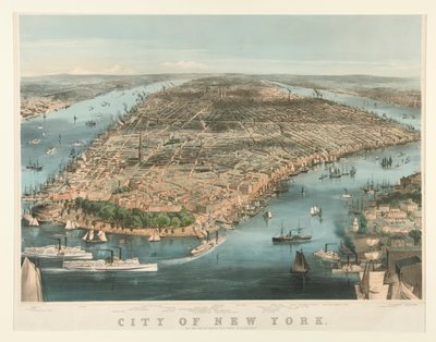 Città di New York da Charles Parsons