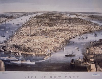 Città di New York, stampata e pubblicata da N. Currier da Charles Parsons