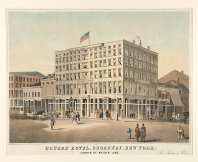 Howard Hotel, Broadway, New York da Charles Parsons