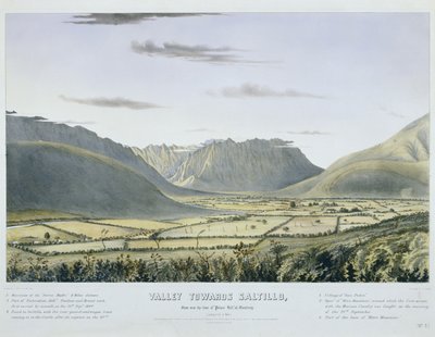 Valle verso Saltillo da Charles Parsons
