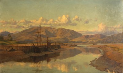 Vecchio molo di Wigtown e Cairnsmuir, c.1890 da Charles Parsons Knight