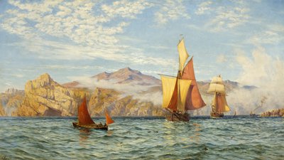 Isola di Ramsey, al largo del Pembrokeshire da Charles Parsons Knight
