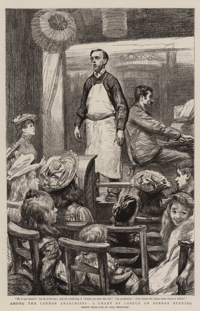 Tra gli anarchici di Londra, un canto del lavoro la domenica sera da Charles Paul Renouard