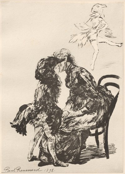 Prima del balletto, 1898 da Charles Paul Renouard