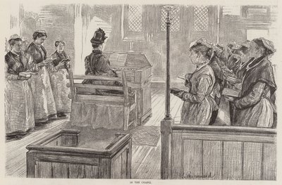 Vita delle detenute a Woking da Charles Paul Renouard