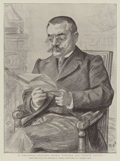 M Theophile Delcasse, Ministro degli Esteri francese da Charles Paul Renouard