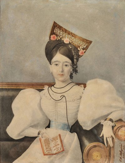 Signora Lucia Carranza de Rodríguez Orey da Charles Pellegrini